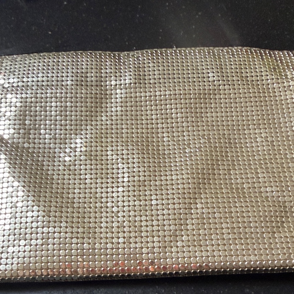 Silver Rhinestone Clutch